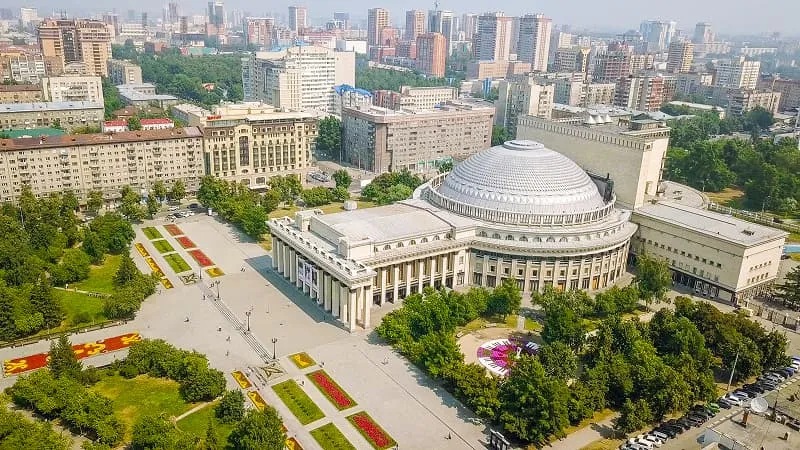 Krasny Prospekt in Novosibirsk 