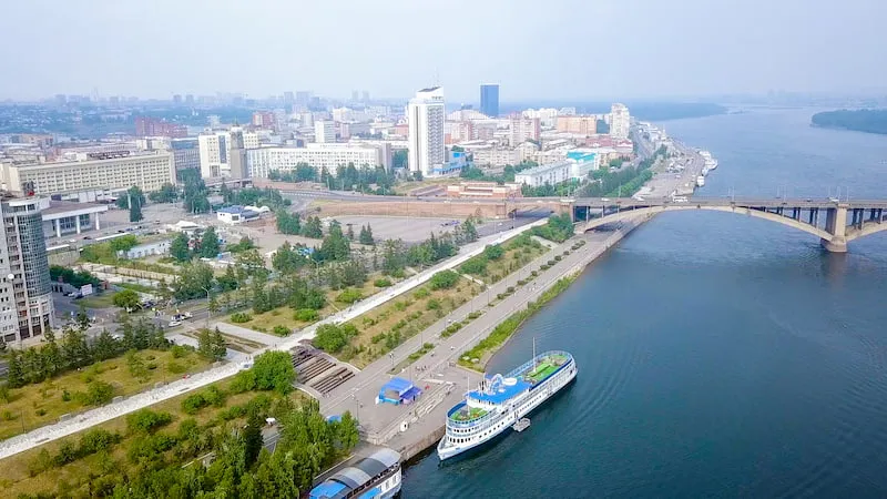 Walks on the Yenisei