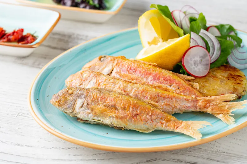 Red Mullet, Horse Mackerel, Anchovy