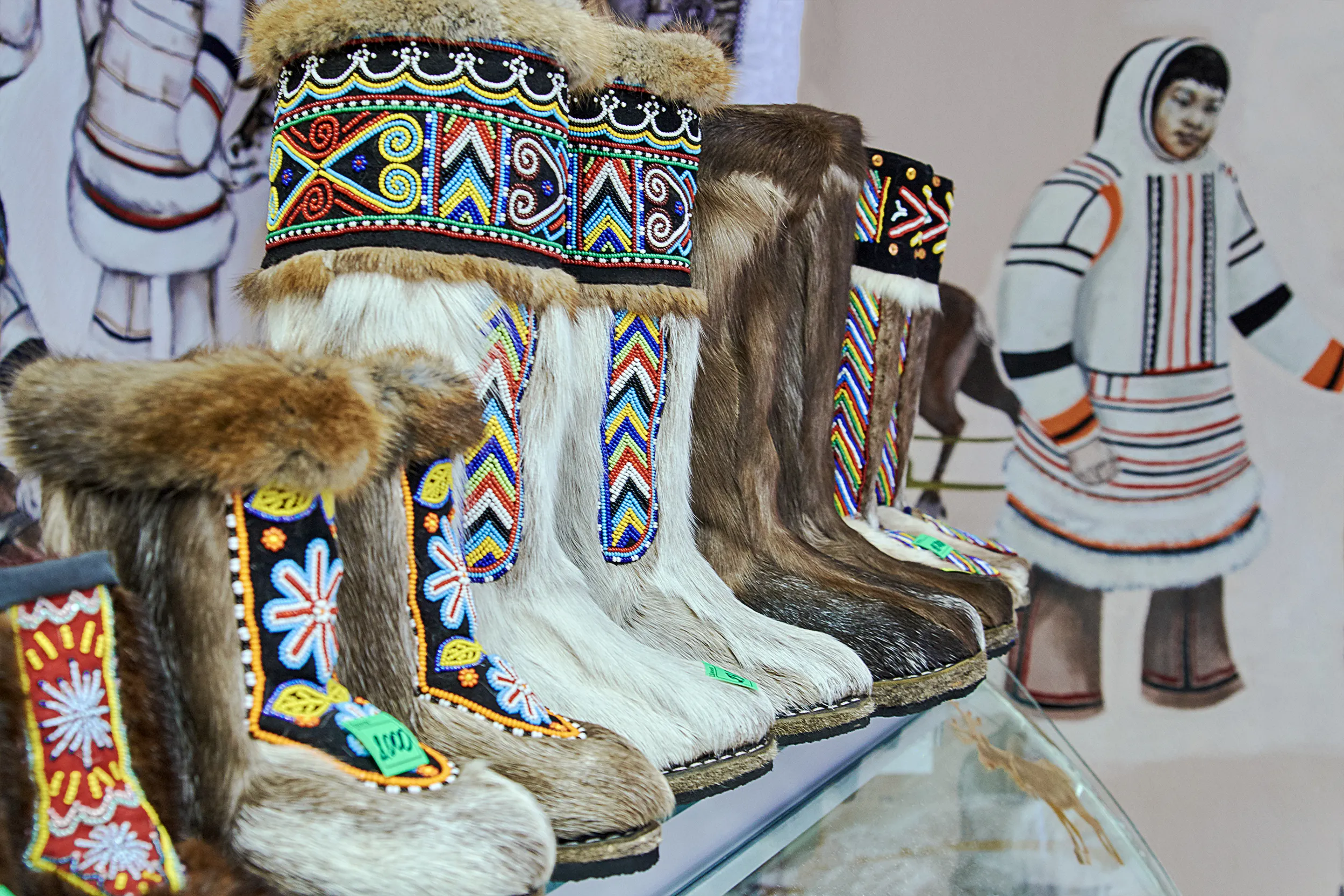 Festival of Unts – traditional fur boots