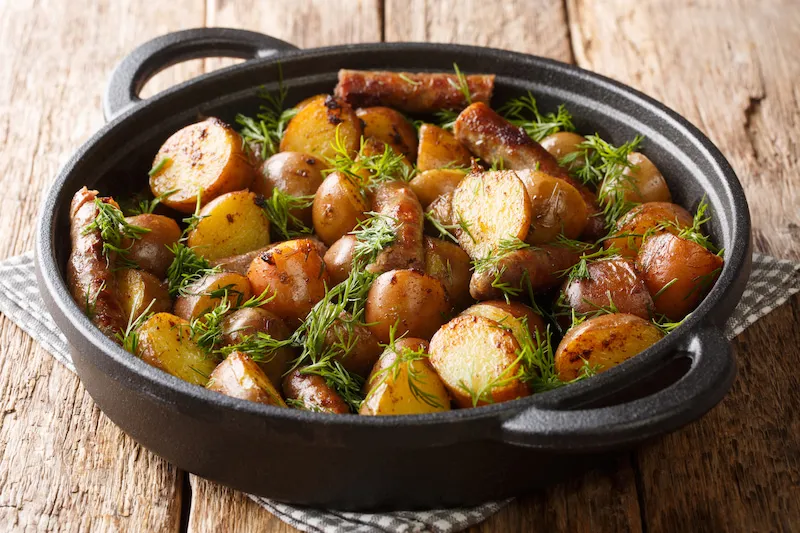 Potatoes Fried in Mustard Oil