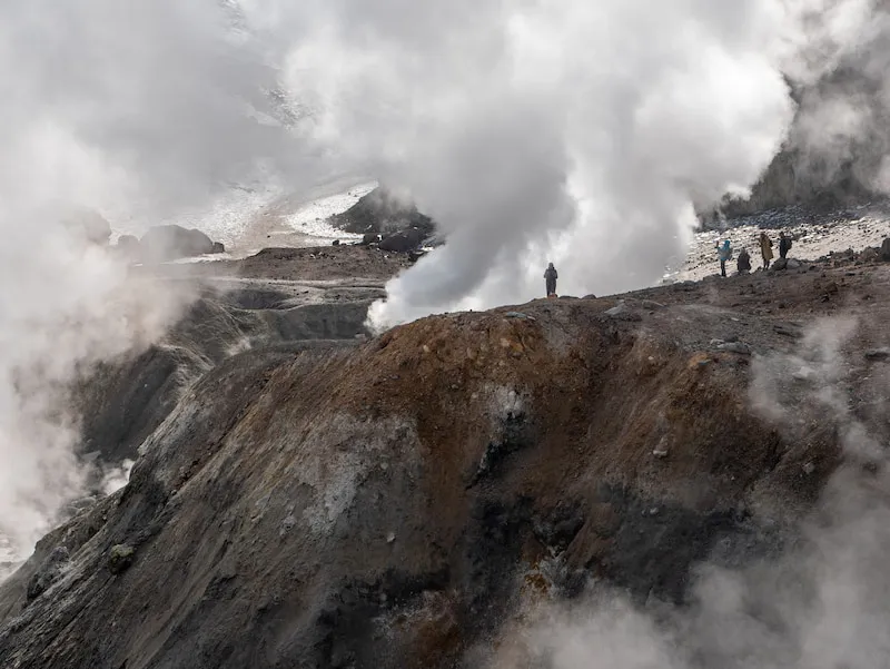 Mutnovsky Volcano Plateau