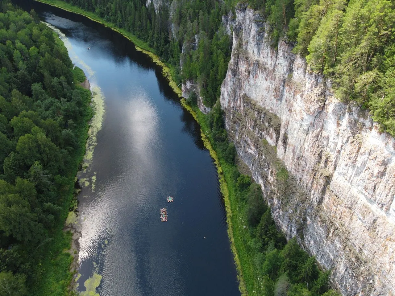 Raft down the Chusovaya River