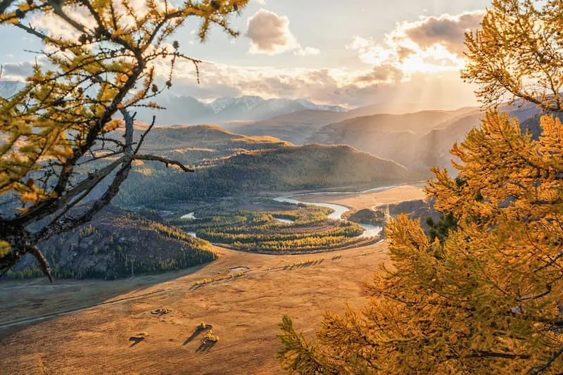 Altai Republic. Golden Mountains of Altai