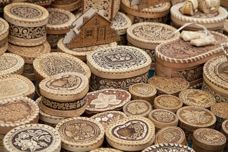 Items made by local artisans